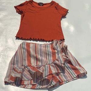 Girls skort set, size 8